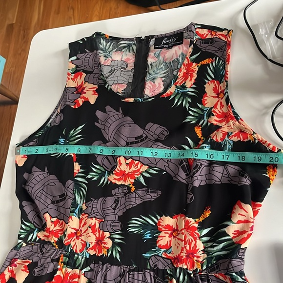 Firefly Hawaiian print sleeveless dress size 3x (approximately size 14 US) - Picture 7 of 10